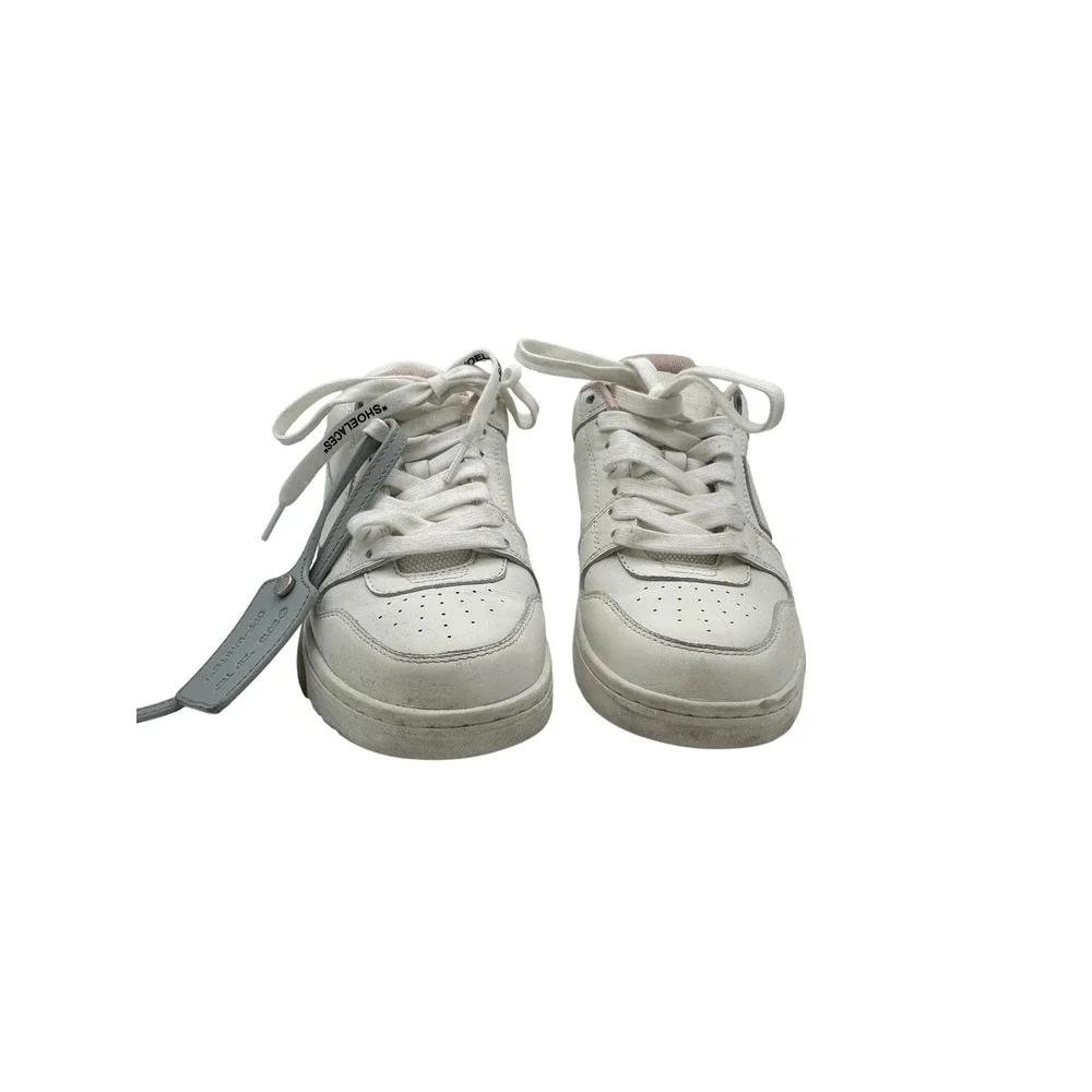Off-White Kids Out Of Office White‎ Pink For Walking Sneakers Zip Tie Tag